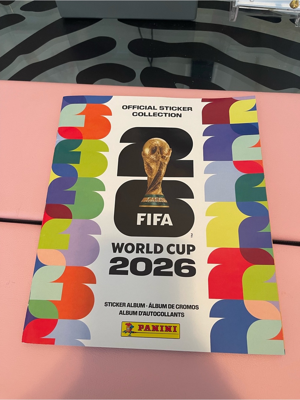 FIFA Panini World Cup 2026 Sticker Album – Multi-Color Panels NEW